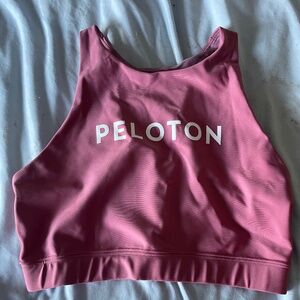 High neck peloton bra